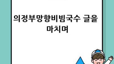 의정부 망향비빔국수: 맛집의 새로운 기준